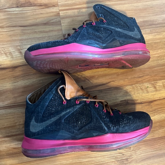 Nike LeBron EXT 10 “Denim” used men 9.5 - Picture 1 of 6